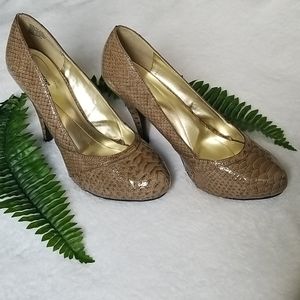 Apt.9 Snake Skin Stiletto Pumps